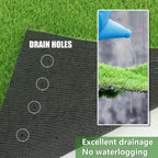 0.8 Inch Grass Height Artificial Grass 14FT x 11FT Customizable Flame Retardant - Image 4