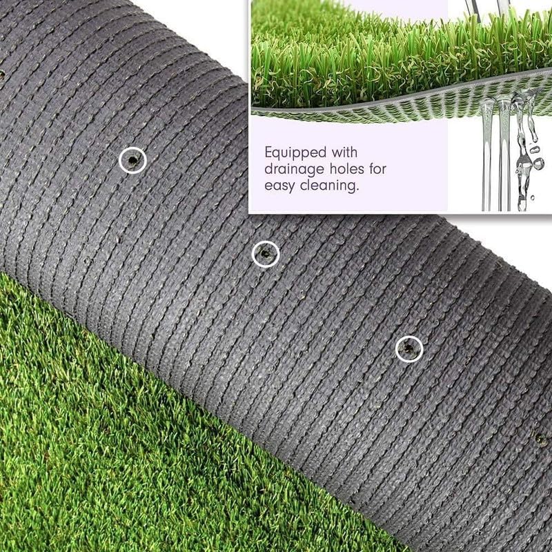 Fas Home Artificial Grass Turf 15FTx31FT, 1.38" Pile Height Realistic Synthetic - Image 3