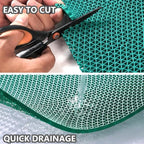 Anti Slip Drainage Mat Cutable Pool Flooring Bathroom Mats 4FTX42FT PVC Mesh - Image 4