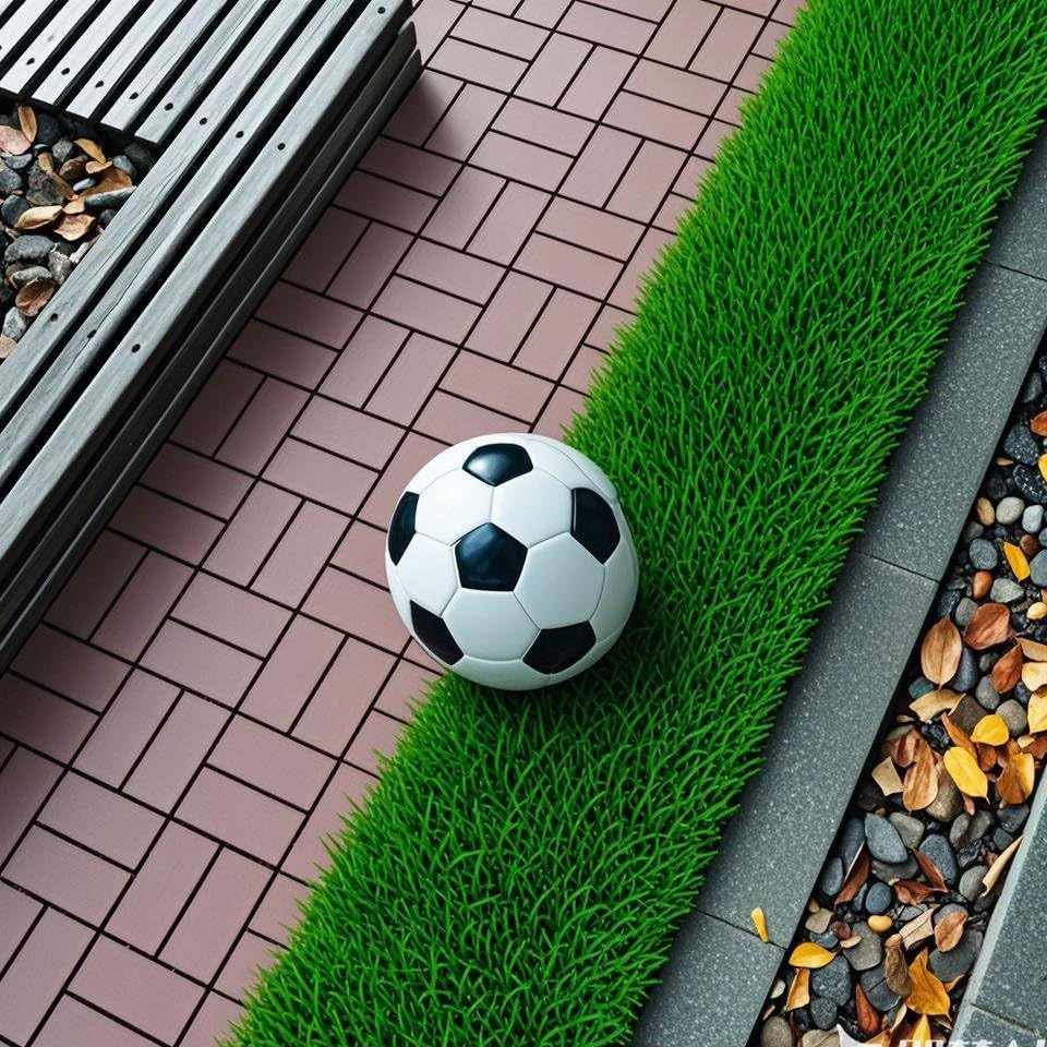 44-Pack Interlocking Deck Tiles, All-Weather Anti-Slip Patio Tiles - Image 6