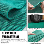 Anti Slip Drainage Mat Cutable Pool Flooring Bathroom Mats 4FTX43FT PVC Mesh - Image 3