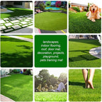 Fas Home Artificial Grass Turf 15FTx86FT, 1.38" Pile Height Realistic Synthetic - Image 6